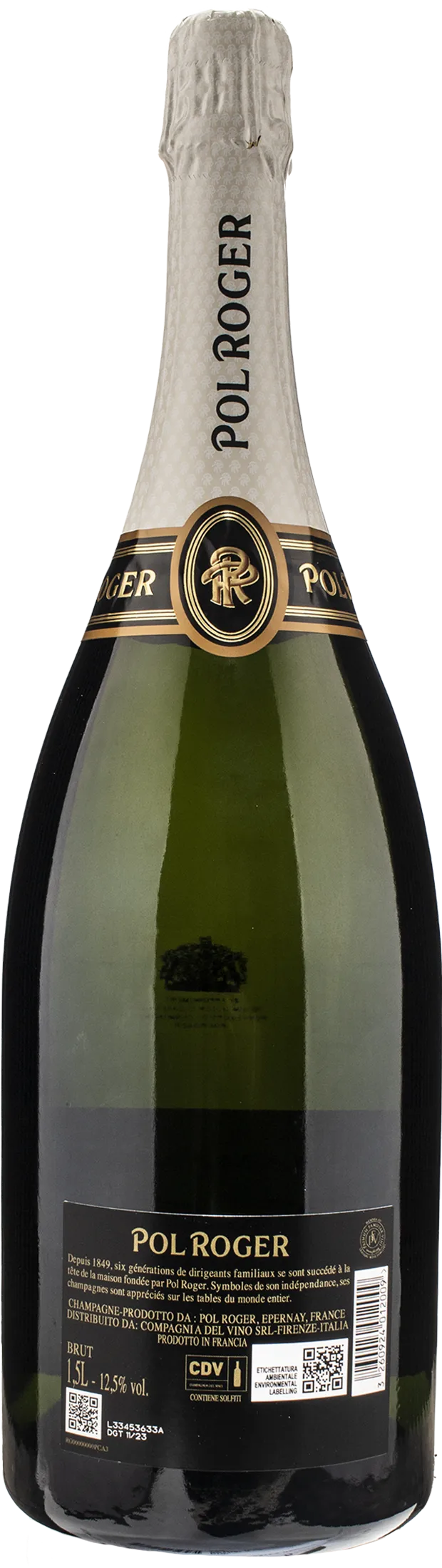 Pol Roger Champagne Brut Réserve Magnum