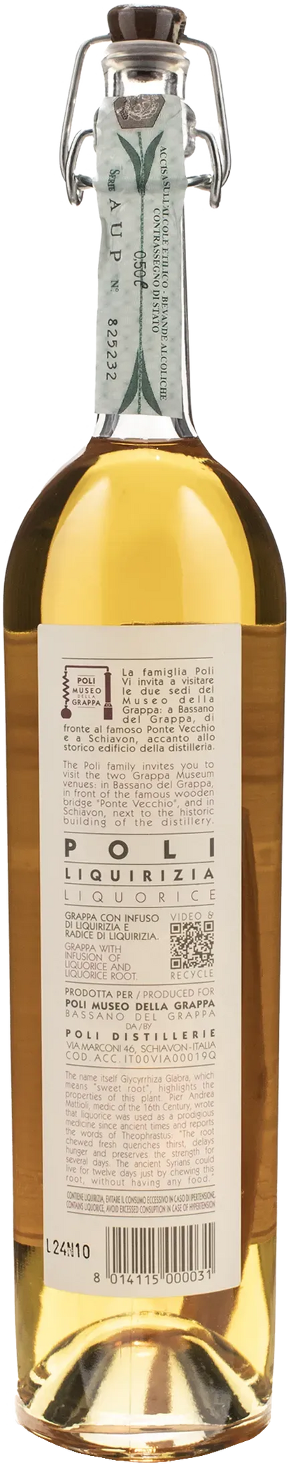 Poli Grappa alla Liquirizia 0.5L