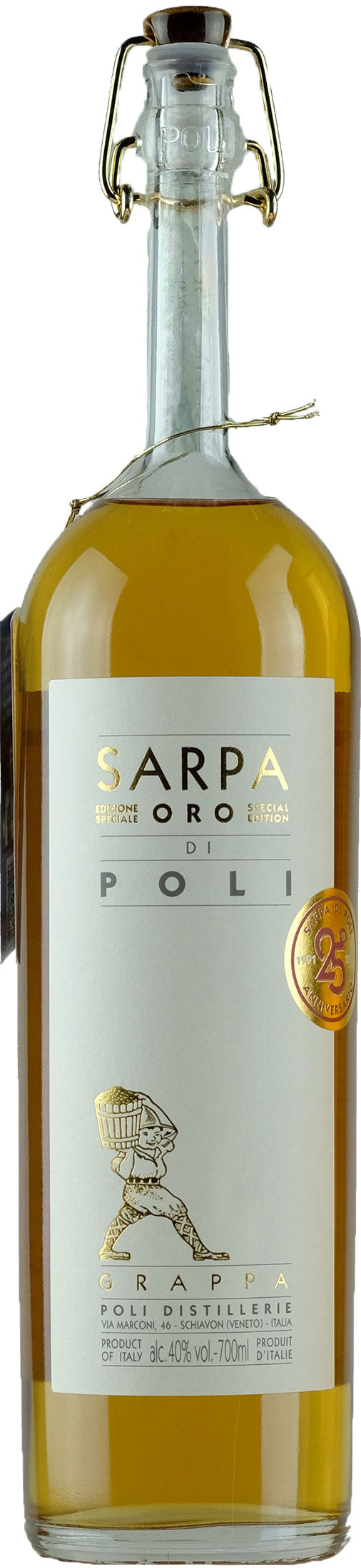 Poli Sarpa Oro Barrique Grappa 0.7L Veneto Merlot Cabernet | XtraWine