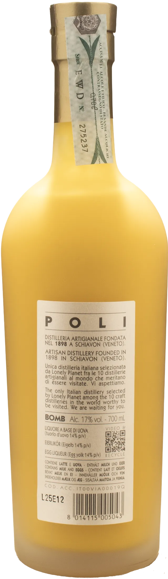 Poli Liquore all'uovo Bomb 0.7L