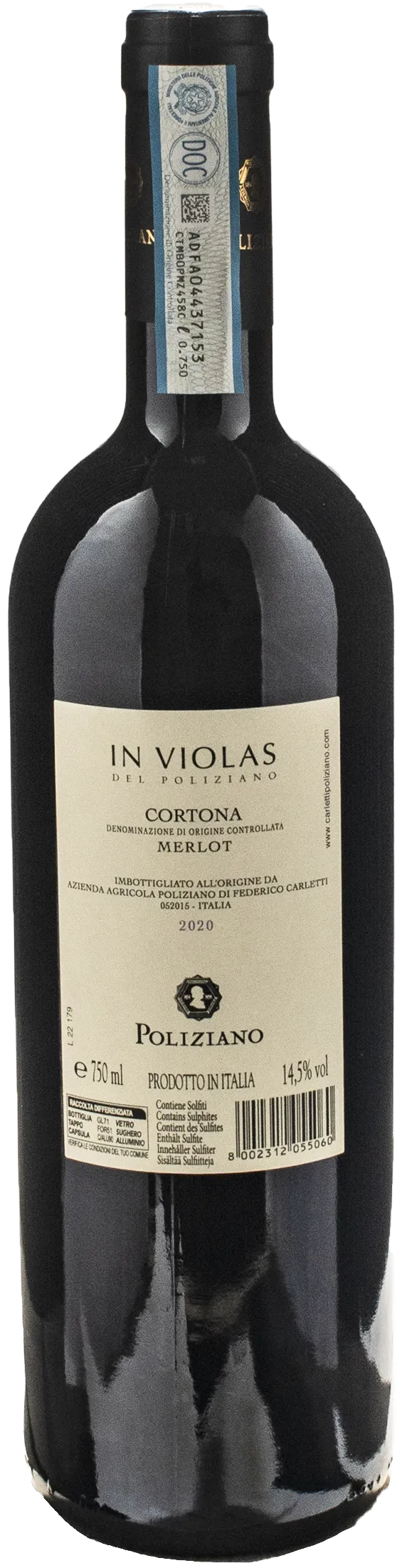 Poliziano Cortona Merlot In Violas 2020
