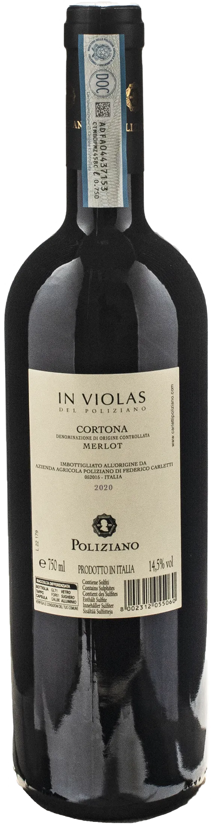 Poliziano Cortona Merlot In Violas 2020