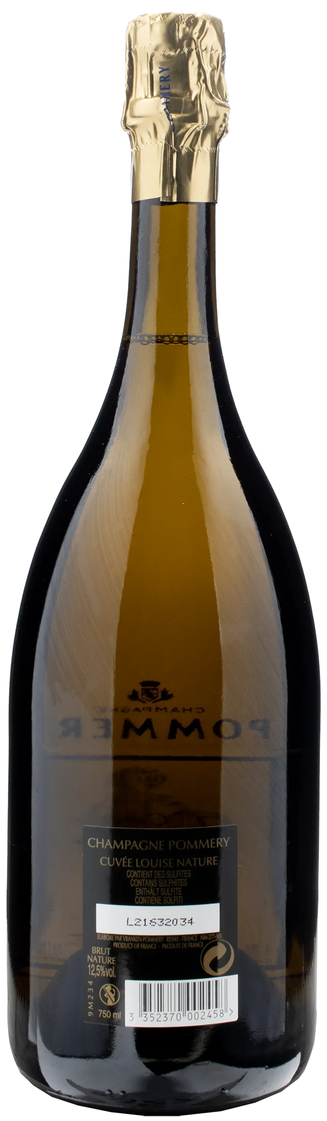 Pommery Champagne Cuvee Louise Nature 2006