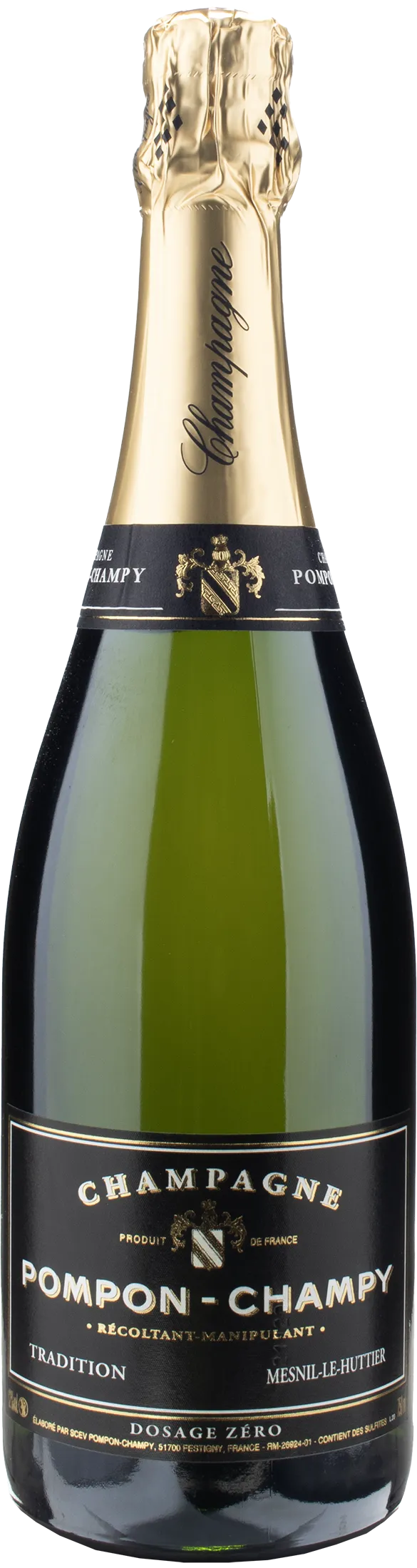 Pompon Champy Champagne Cuvee Tradition Zero Dosage