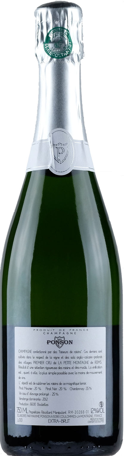 Ponson Champagne 1er Cru Petit Montagne Extra Brut