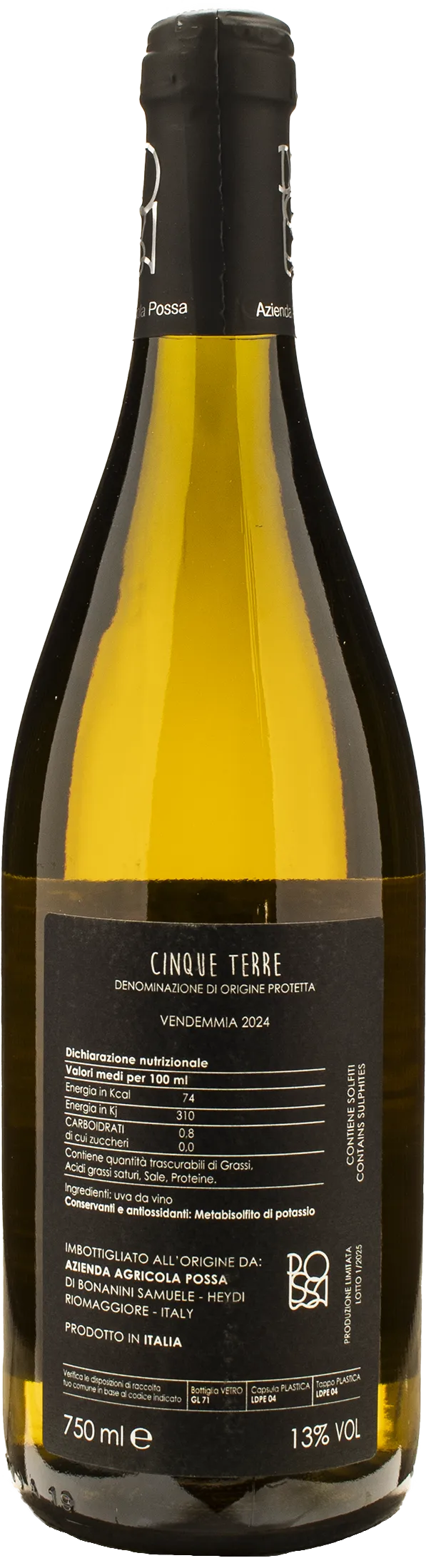 Possa Cinque Terre Bianco 2024