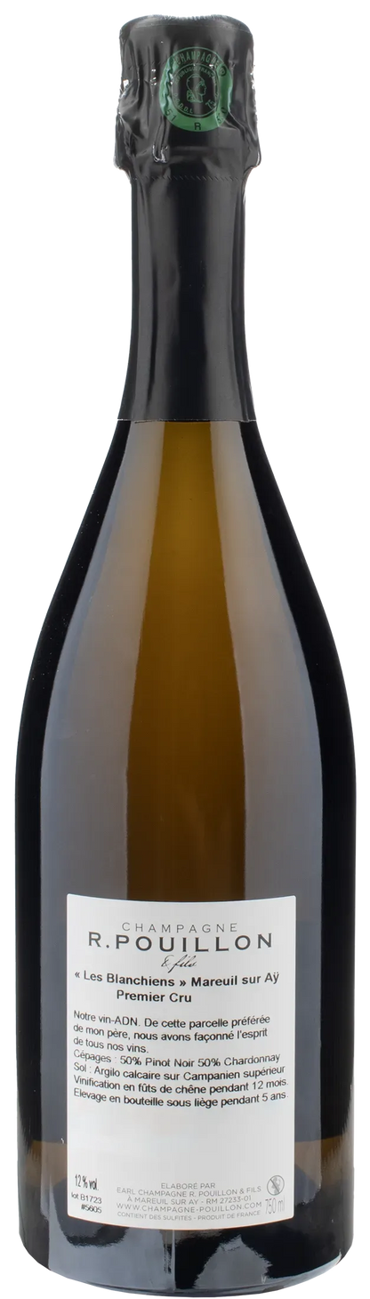 R. Pouillon Champagne 1er Cru Les Blanchiens Brut Nature 2017