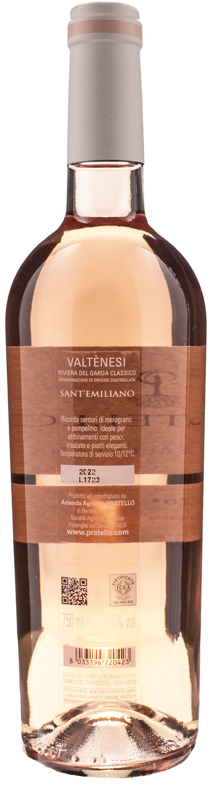 Pratello Valtènesi Rosé Sant'Emiliano 2022