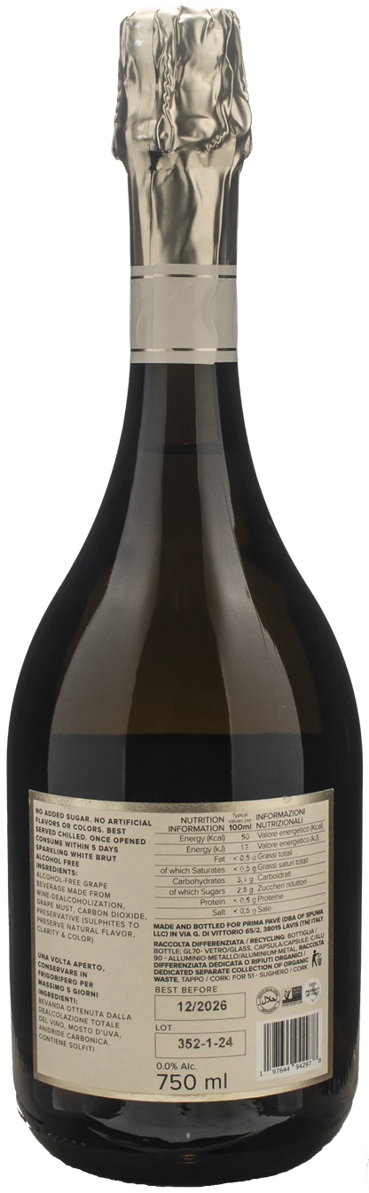 Prima Pave Sparkling Grand Cuvee  Zero Alcol