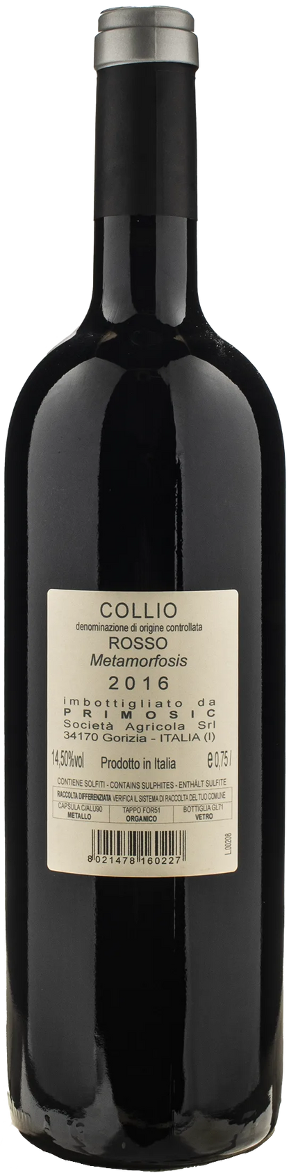 Primosic Collio Rosso Metamorfosis 2016