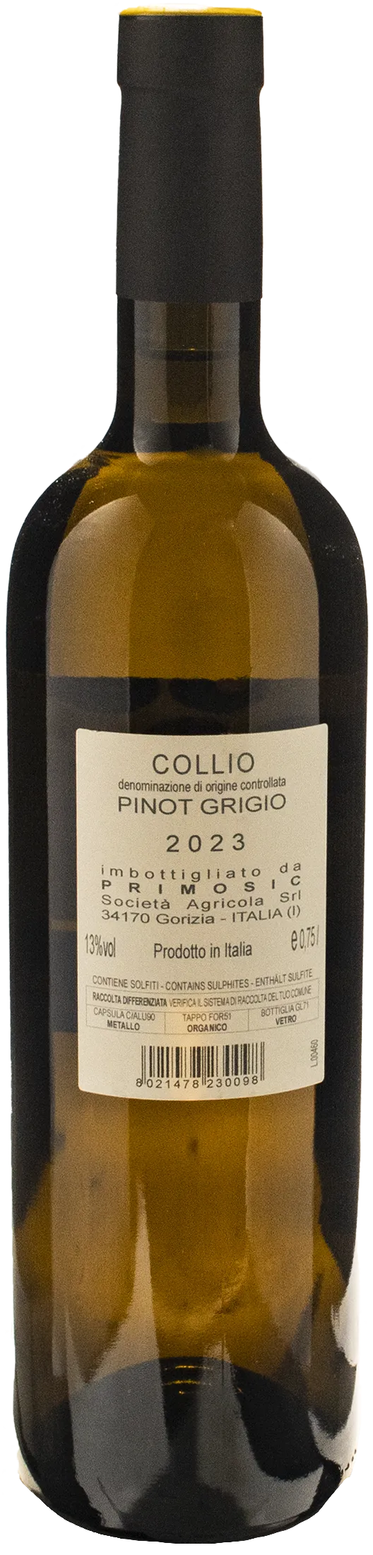 Primosic Pinot Grigio del Collio 2023