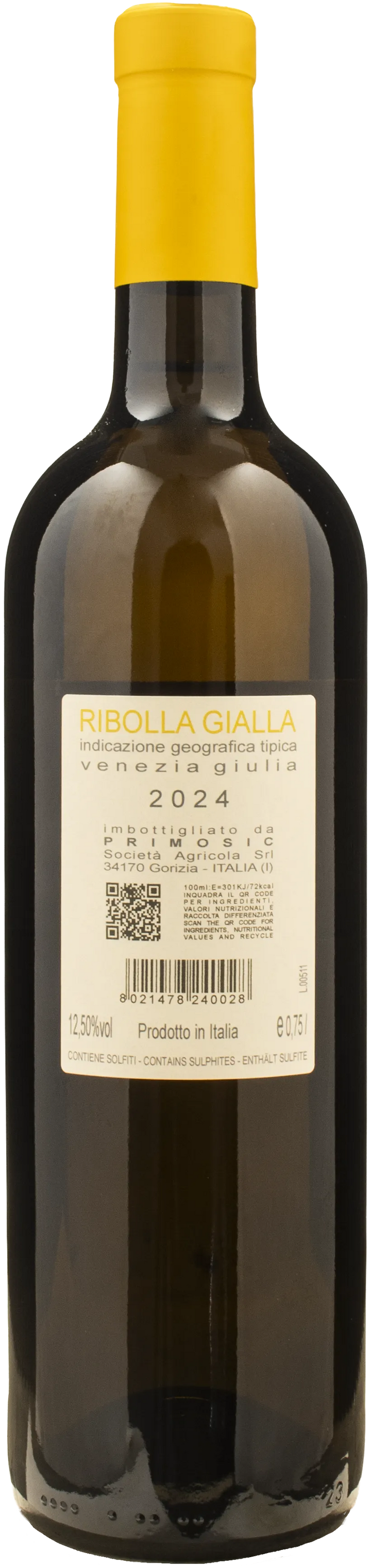 Primosic Ribolla Gialla 2024