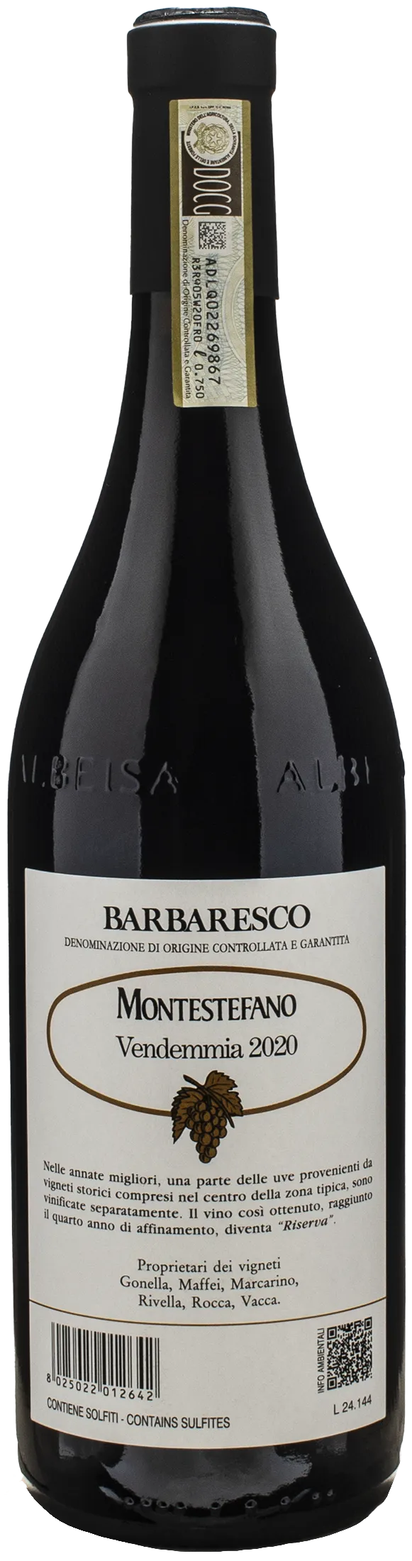Produttori del Barbaresco Barbaresco Montestefano Riserva 2020