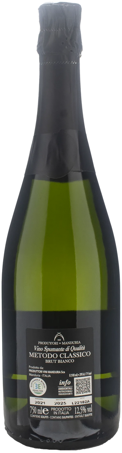 Produttori di Manduria Metodo Classico Leggiadro Brut 2021