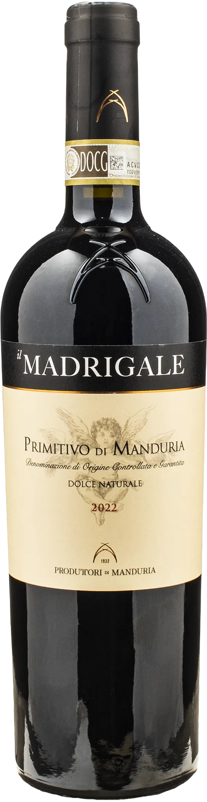 Produttori di Manduria Primitivo di Manduria Dolce Naturale il Madrigale 2022