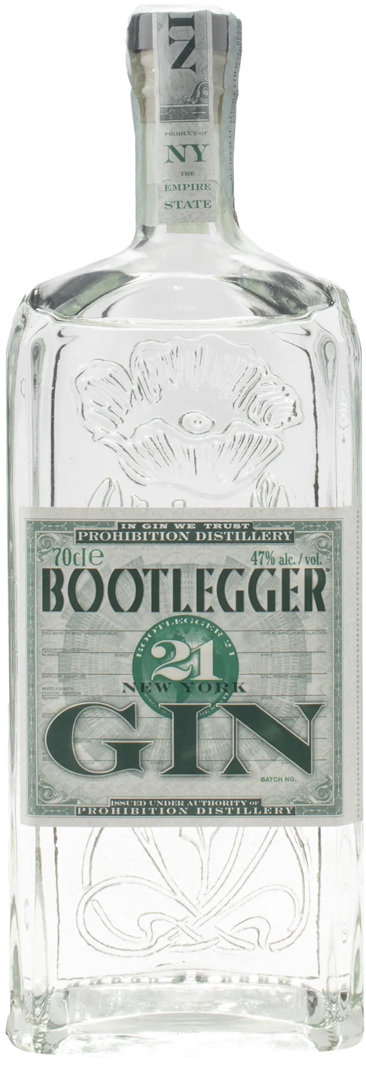 Prohibition Distillery Bootlegger 21 Gin New York