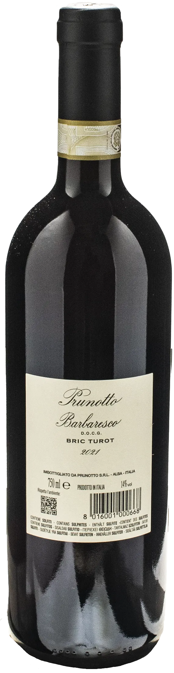 Prunotto Barbaresco Bric Turot 2021