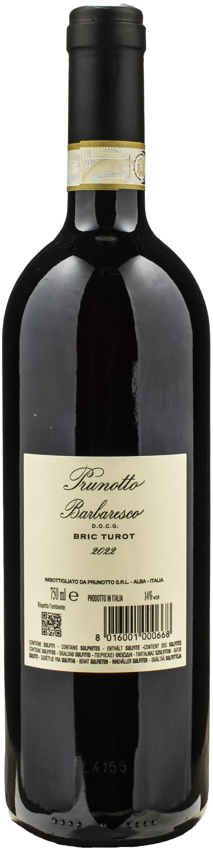 Prunotto Barbaresco Bric Turot 2022