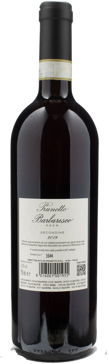 Prunotto Barbaresco Secondine 2019