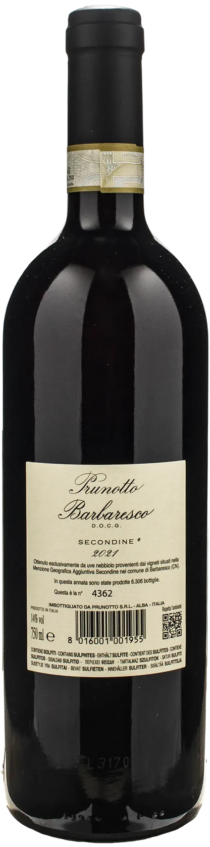 Prunotto Barbaresco Secondine 2021
