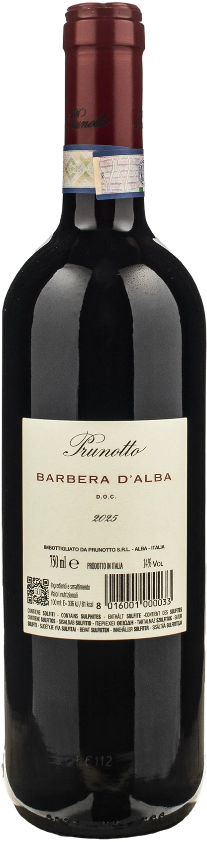 Prunotto Barbera d'Alba 2025