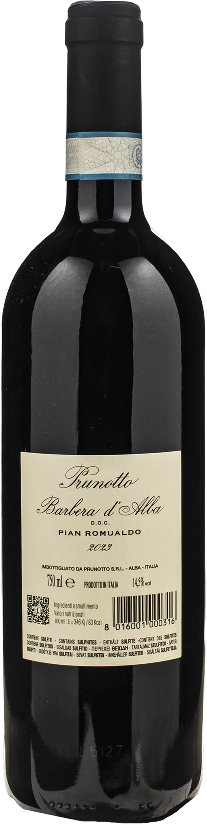 Prunotto Barbera d'Alba Pian Romualdo 2023