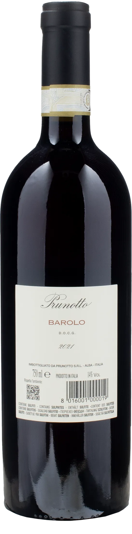 Prunotto Barolo 2021