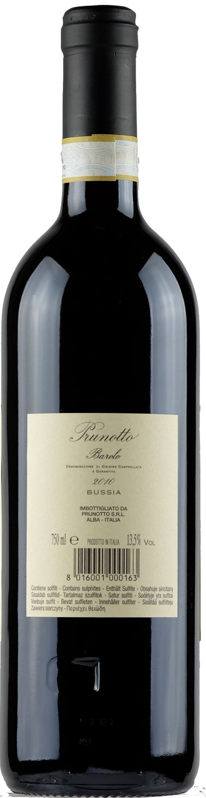 Prunotto Barolo Bussia 2010