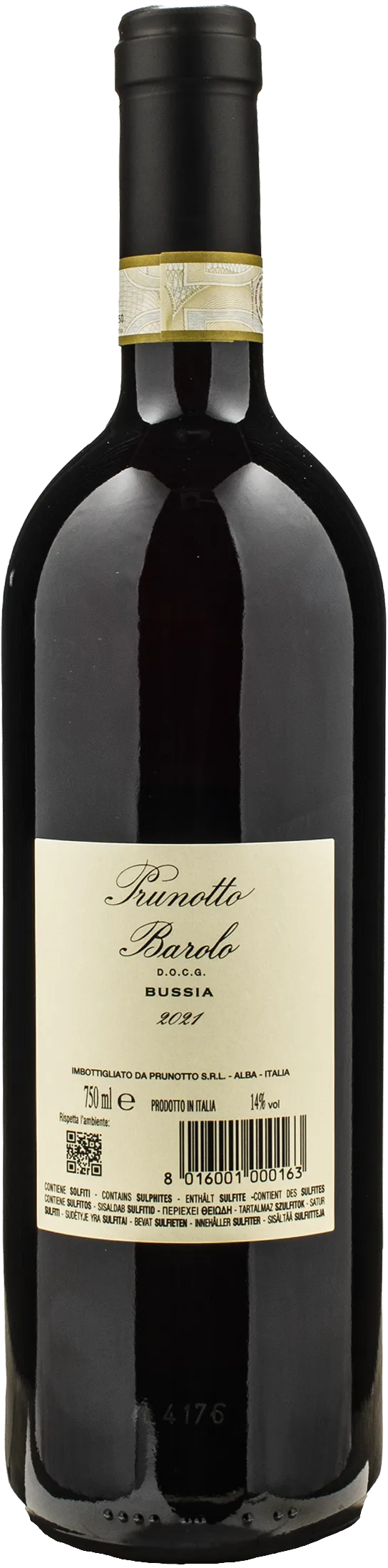 Prunotto Barolo Bussia 2021