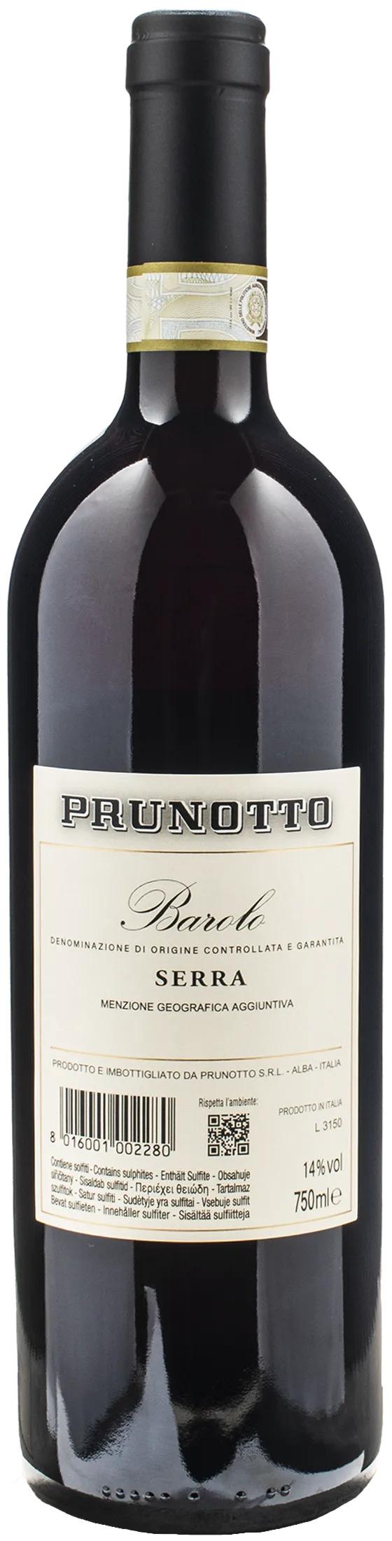 Prunotto Barolo Serra 2020