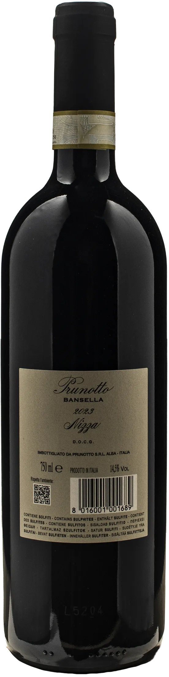 Prunotto Nizza Bansella 2023