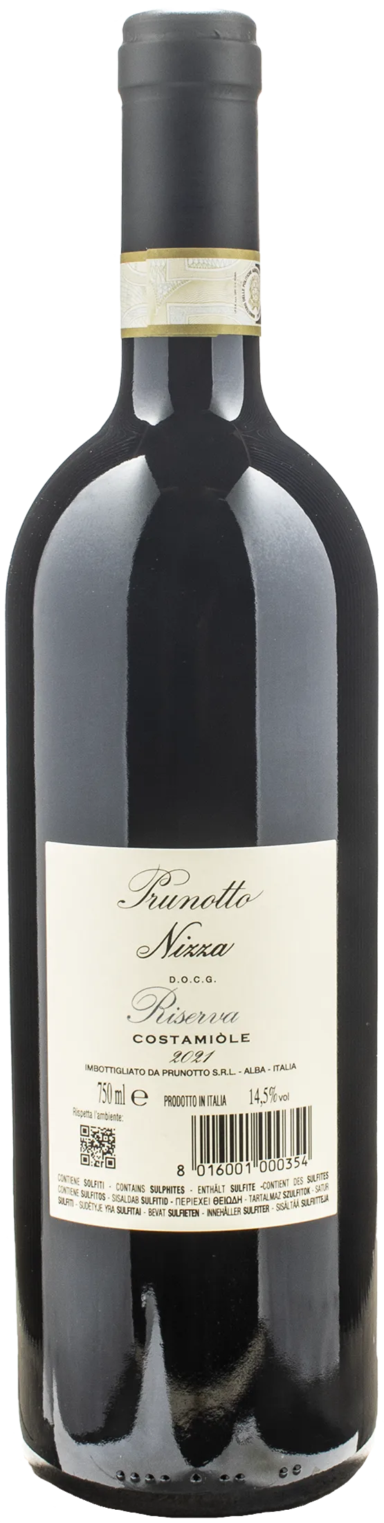 Prunotto Nizza Costamiole Riserva 2021