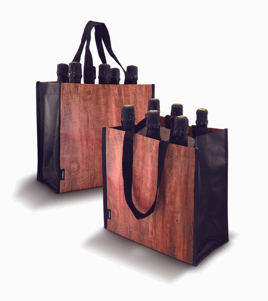 Pulltex 6 Bottle wood wine bag (Duplicato)