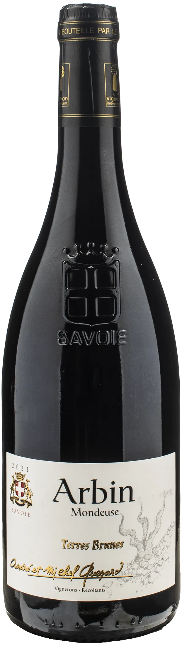 Quenard Arbin Mondeuse Terres Brunes Rouge de Savoie 2021