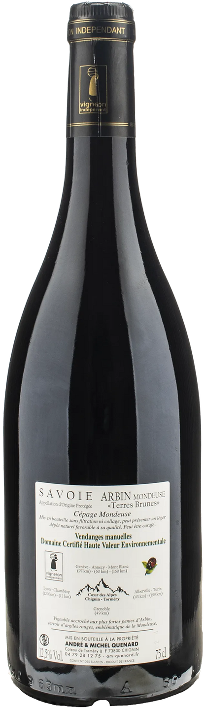 Quenard Arbin Mondeuse Terres Brunes Rouge de Savoie 2021