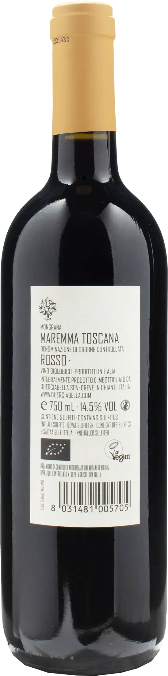 Querciabella Maremma Toscana Rosso Mongrana 2022