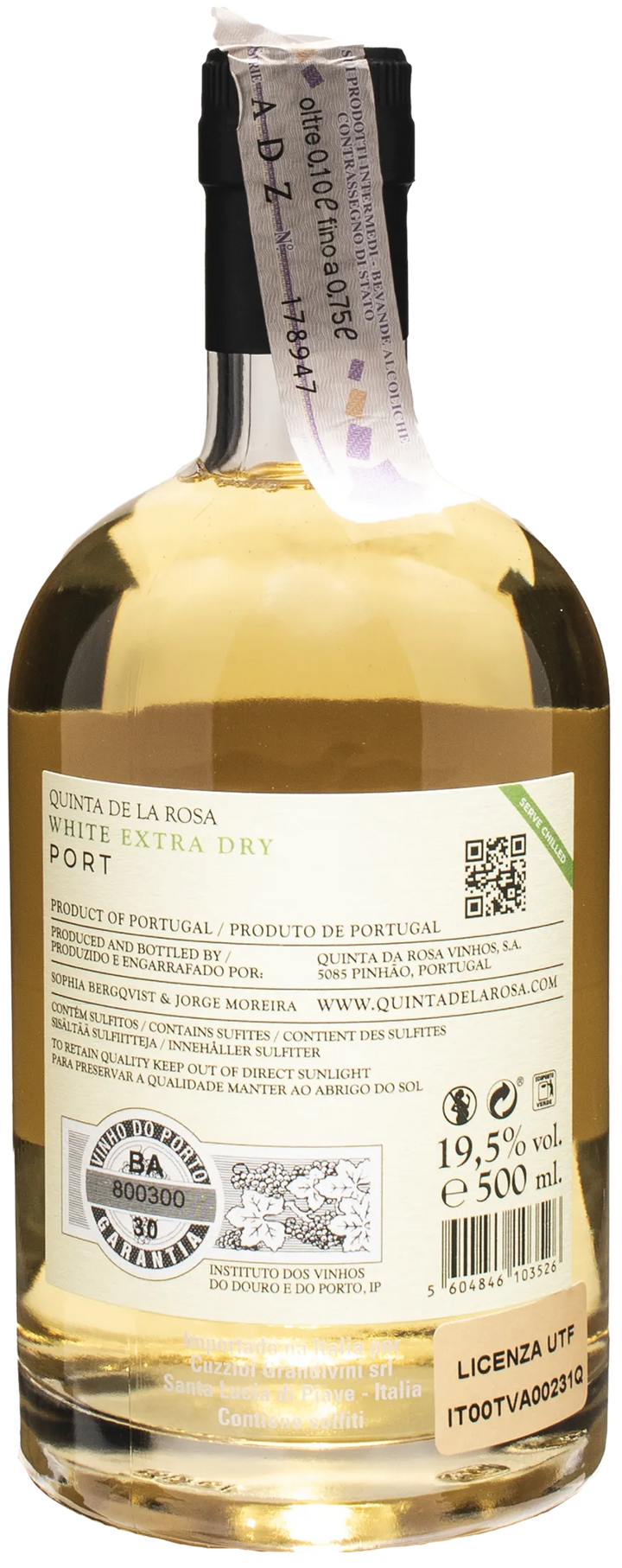 Quinta De La Rosa Porto White Extra Dry Port 0.5L