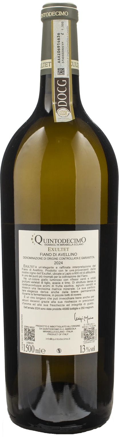 Quintodecimo Fiano di Avellino Exultet Magnum 2024