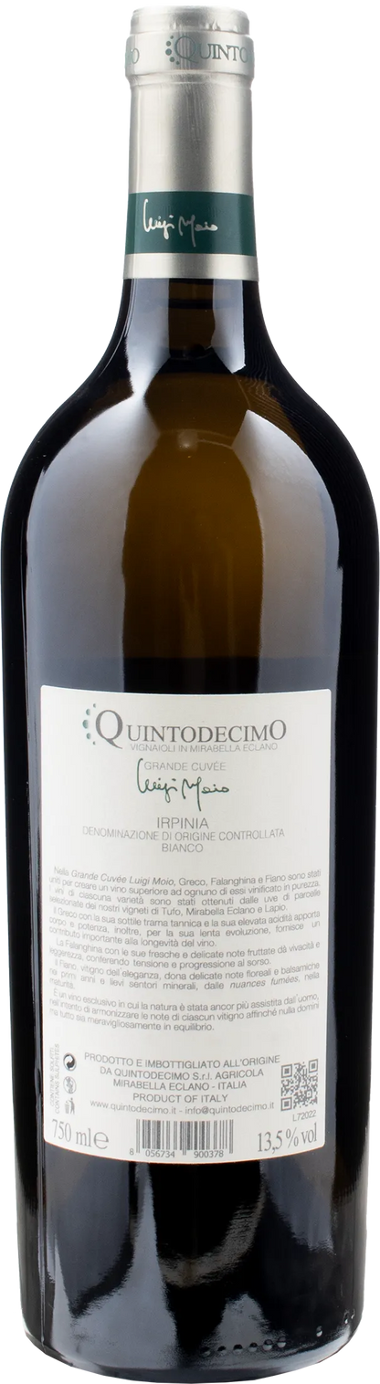 Quintodecimo Grande Cuvée Luigi Moio 2022