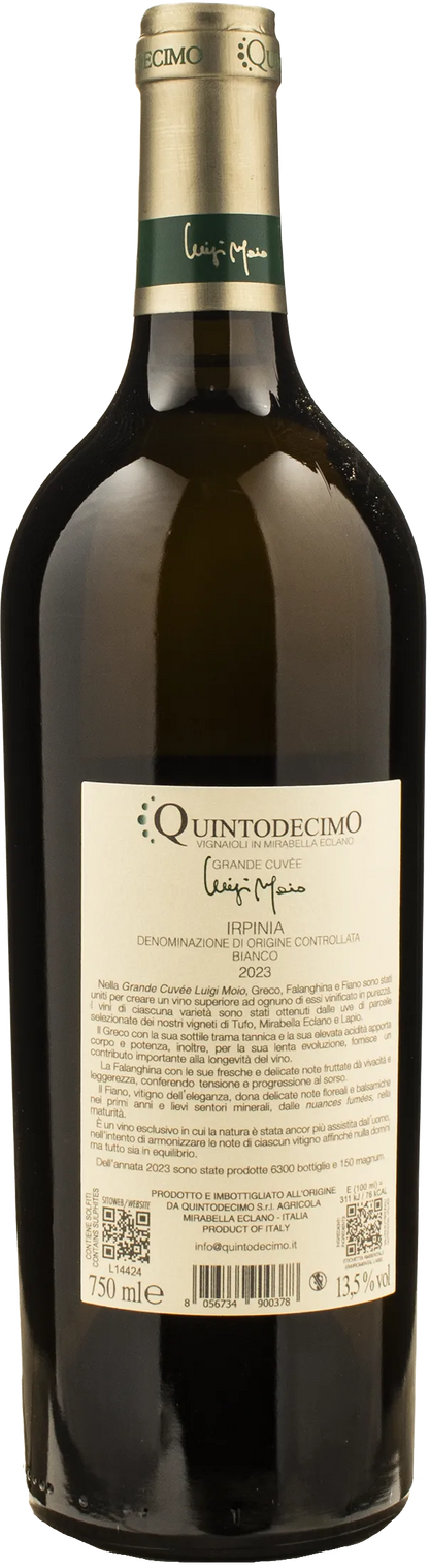 Quintodecimo Grande Cuvee Luigi Moio 2023