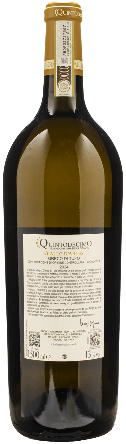 Quintodecimo Greco di Tufo Giallo d'Arles Magnum 2024