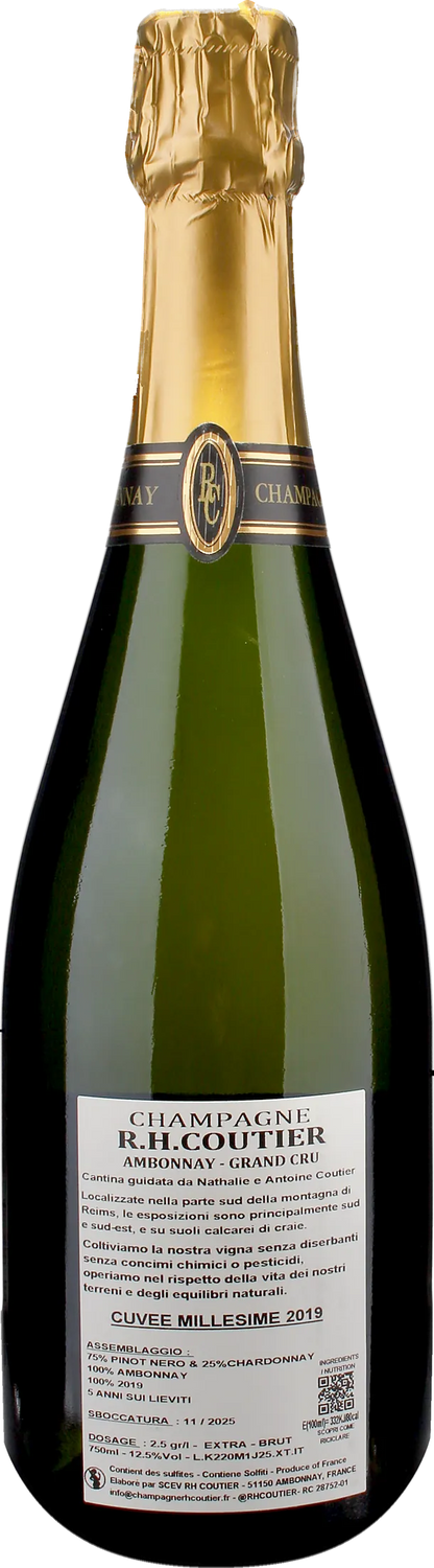 R.H. Coutier Champagne Grand Cru Extra Brut Cuvee Millesime 2019