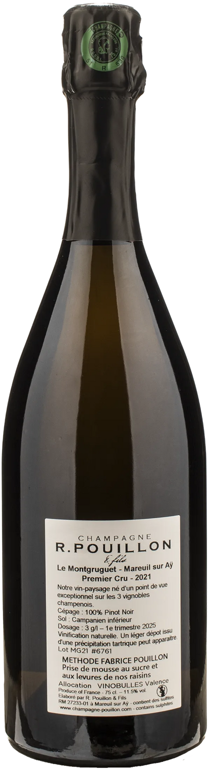 R. Pouillon Champagne 1er Cru Extra Brut Le Montgruguet 2021
