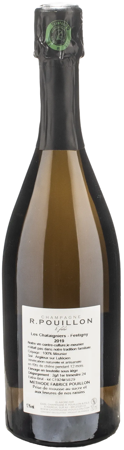 R. Pouillon Champagne Extra Brut Les Chataigniers 2019