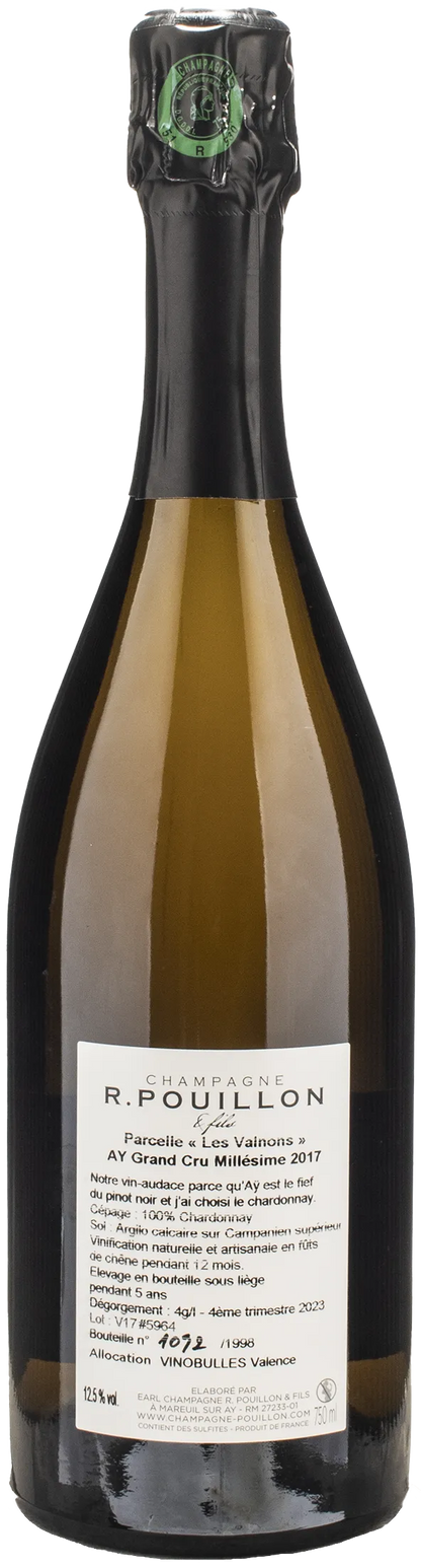 R. Pouillon Champagne Grand Cru Les Valnons Extra Brut 2017