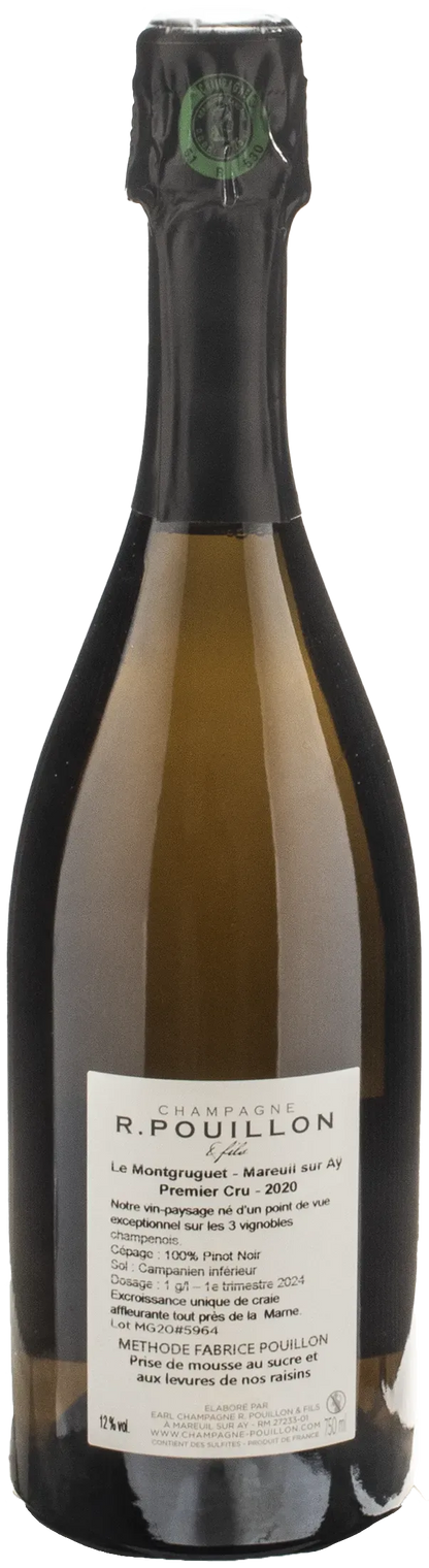 R. Pouillon Champagne 1er Cru Extra Brut Le Montgruguet 2020