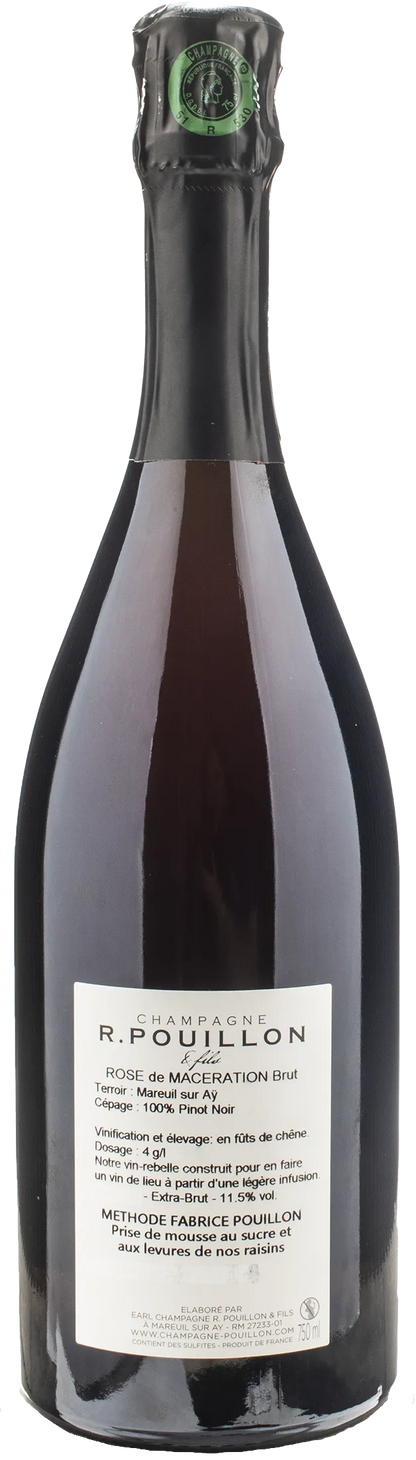 R. Pouillon Champagne 1er Cru Rosé de Maceration Extra Brut