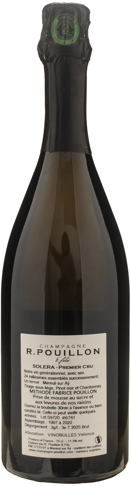 R. Pouillon Champagne 1er Cru Brut Solera