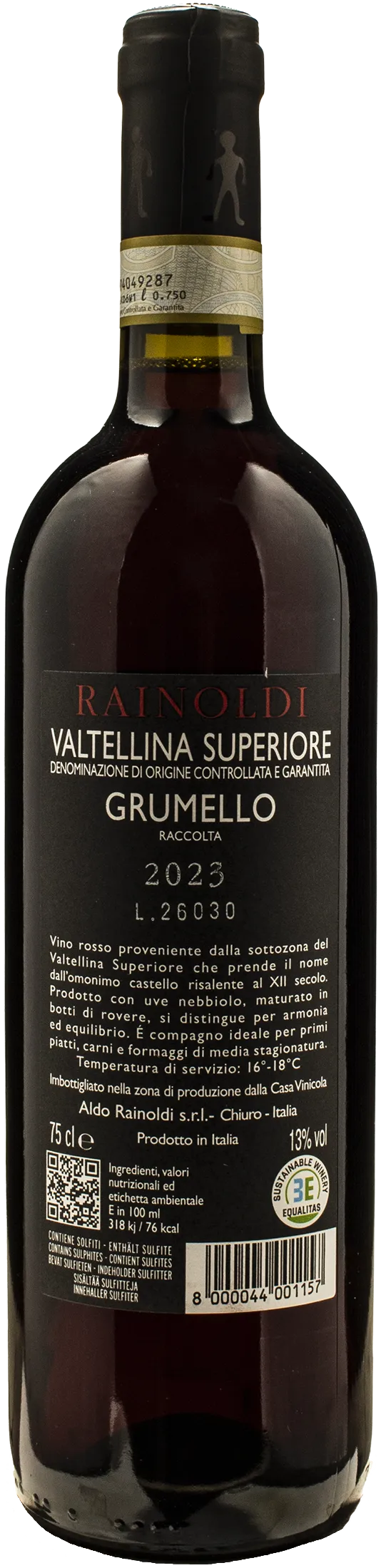 Rainoldi Valtellina Superiore Grumello 2023