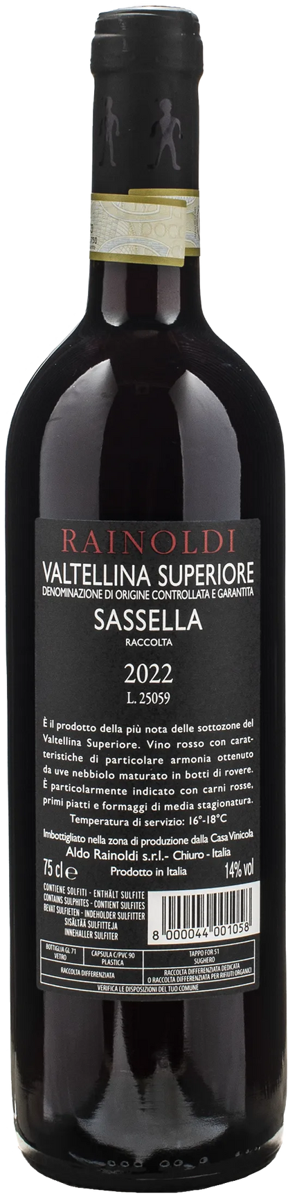 Rainoldi Valtellina Superiore Sassella 2022